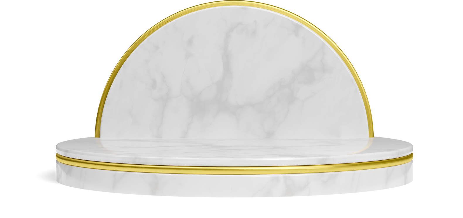Marble podium 3d realistic render